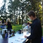 large mobile bar hire for wedding event in a gold coast field