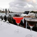 mobile bar hire with range of cocktails outdoors on the Gold Coast