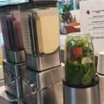 Smoothies in the blenders